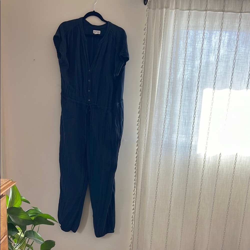 Velvet by Graham and Spencer linen Jumpsuit